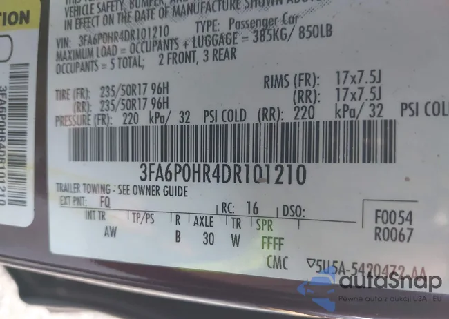 3FA6P0HR4DR101210: 44156771