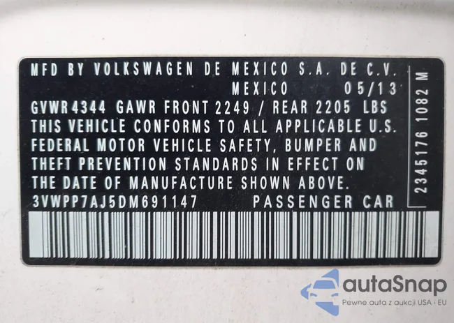 3VWPP7AJ5DM691147: 44156914