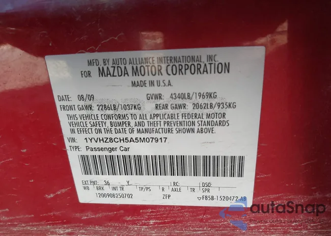 1YVHZ8CH5A5M07917: 44156085