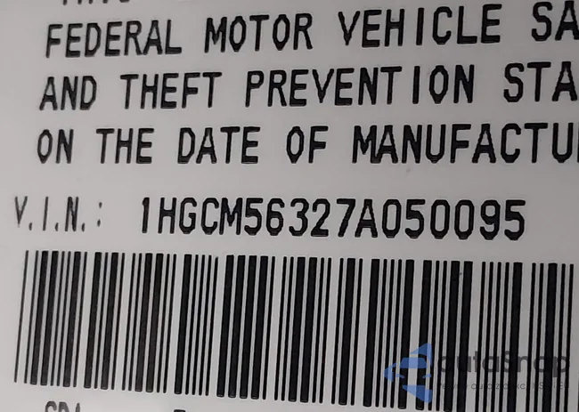 1HGCM56327A050095: 44156217