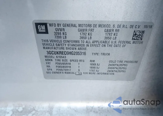 3GCUKREC6HG205316: 44156275