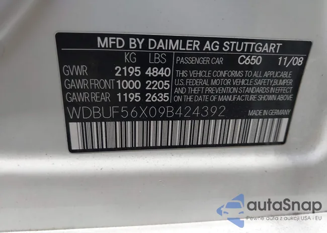 WDBUF56X09B424392: 44156373