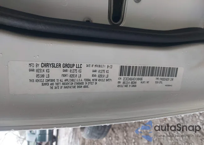 2C3CDXBG4EH108486: 44157482