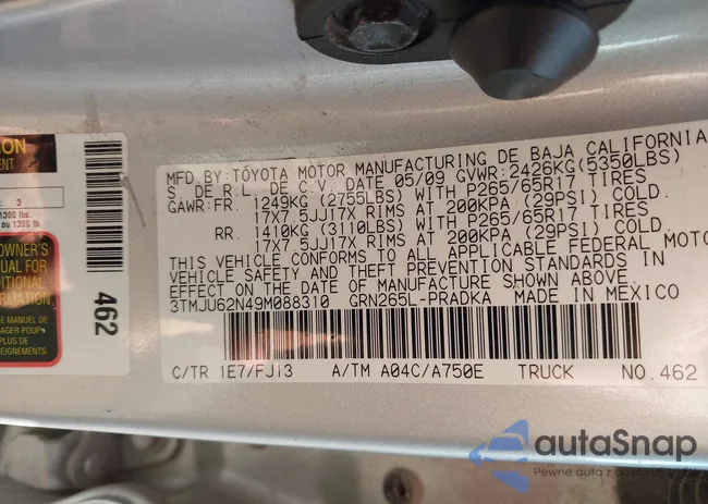 3TMJU62N49M088310: 44157496