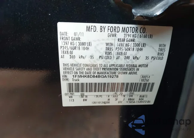 1FMHK8D84BGA19278: 44157503