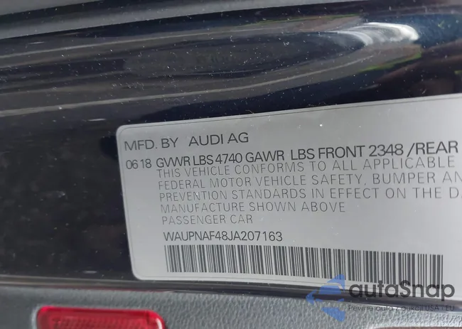 WAUPNAF48JA207163: 44157659