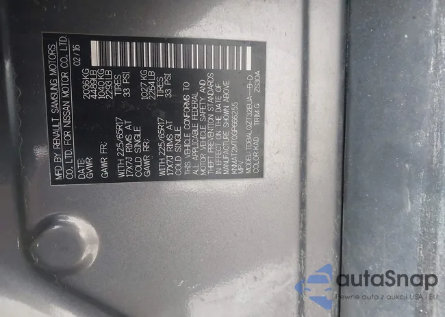 KNMAT2MT0GP666255: 44157745