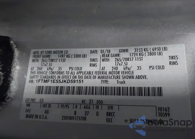 1FTMF1E55JKD59151: 44157872