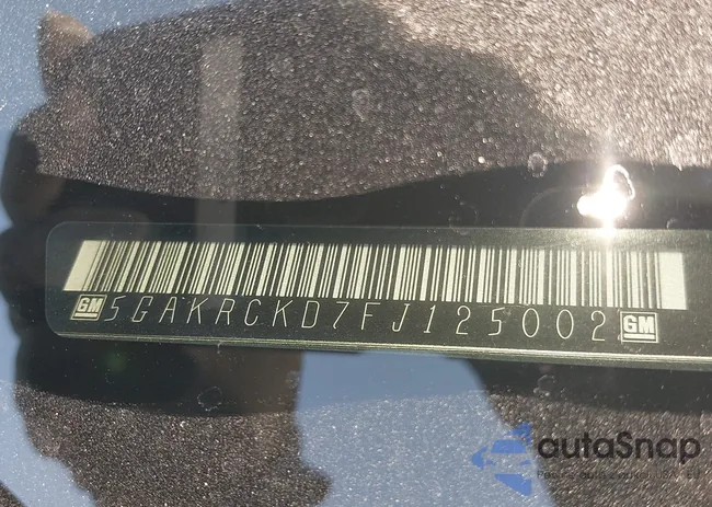 5GAKRCKD7FJ125002: 44157968