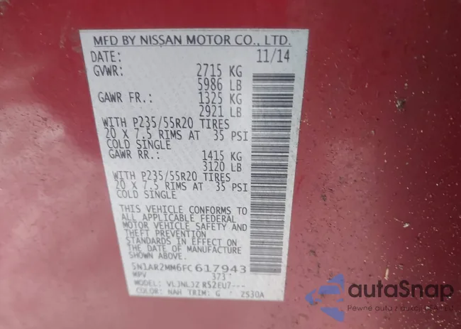 5N1AR2MM6FC617943: 44158024