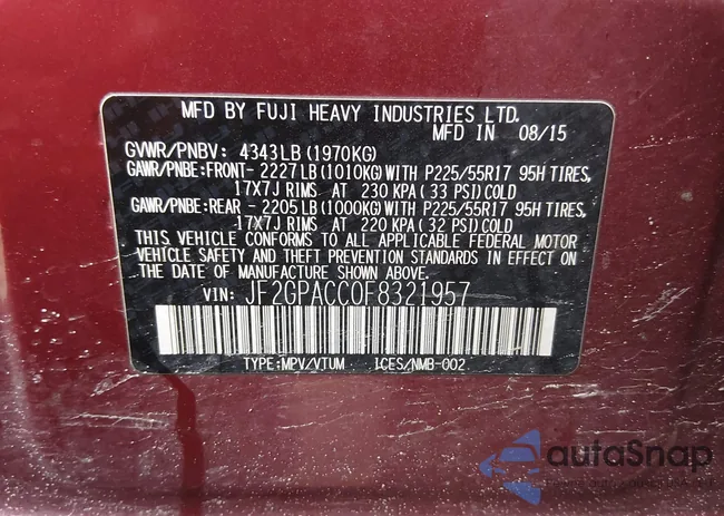 JF2GPACC0F8321957: 44157110