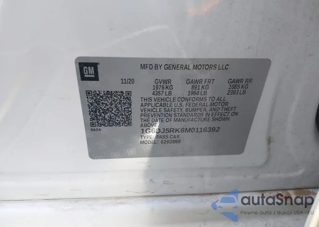 1G6DJ5RK6M0116392: 44157140