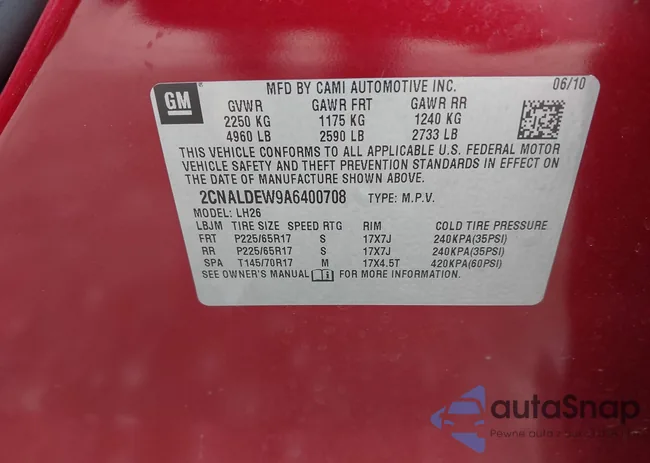 2CNALDEW9A6400708: 44157229