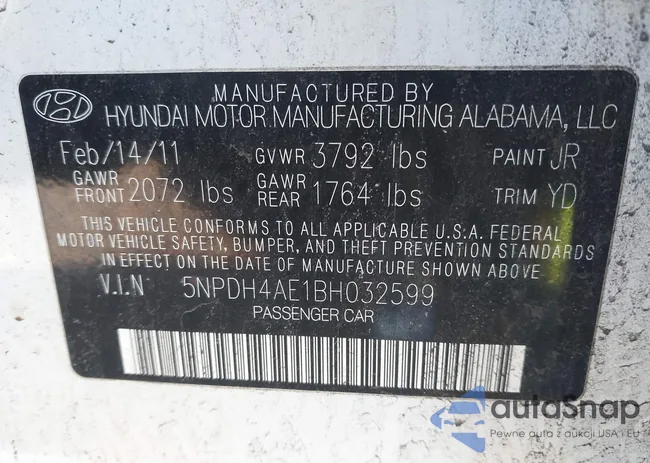 5NPDH4AE1BH032599: 44157230