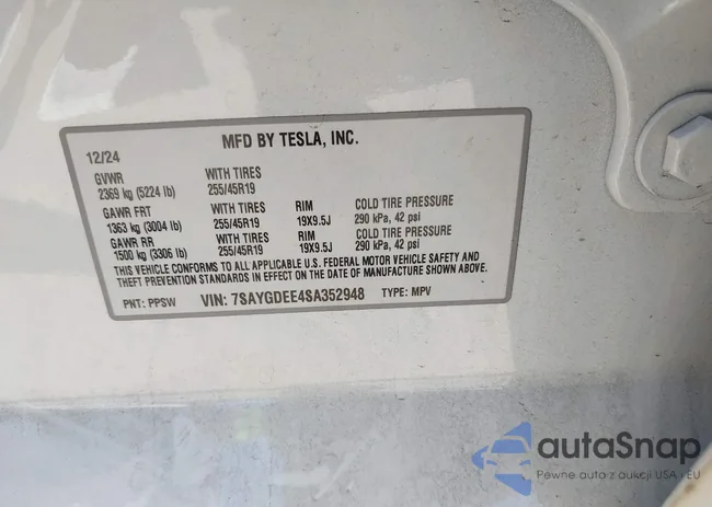 7SAYGDEE4SA352948: 44157301