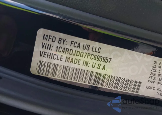 1C4RDJDG7PC693957: 44157409