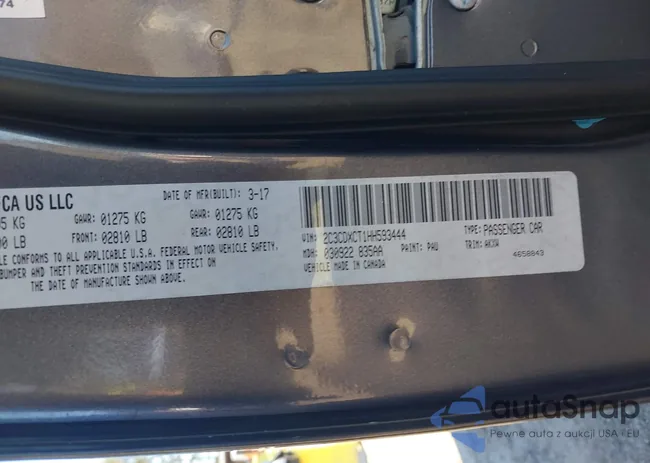 2C3CDXCT1HH593444: 44158462