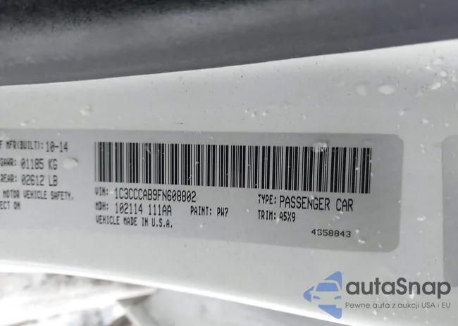 1C3CCCAB9FN608802: 44158477