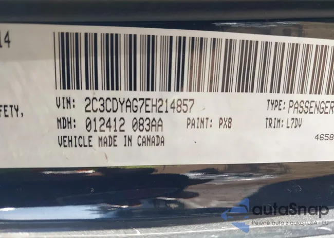 2C3CDYAG7EH214857: 44158645