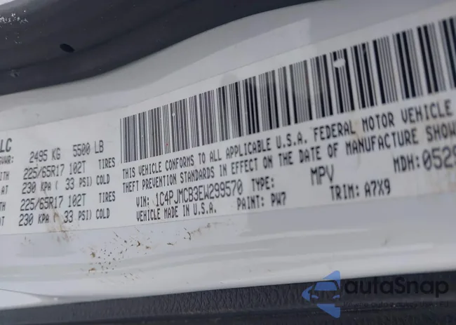 1C4PJMCB3EW299570: 44158696