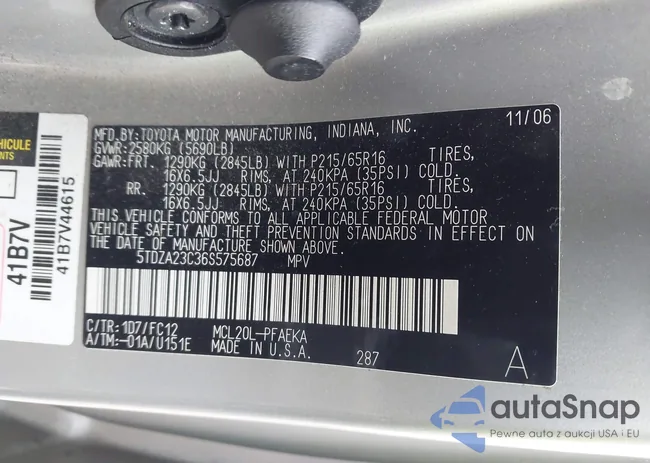 5TDZA23C36S575687: 44158744