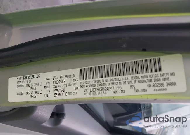 1J8GP28K98W242217: 44158752