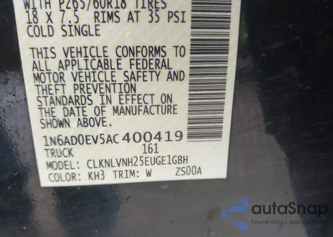 1N6AD0EV5AC400419: 44158945