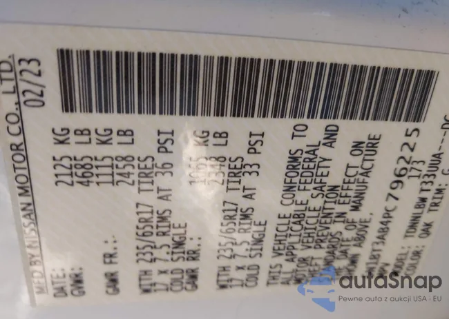 5N1BT3AB4PC796225: 44158977