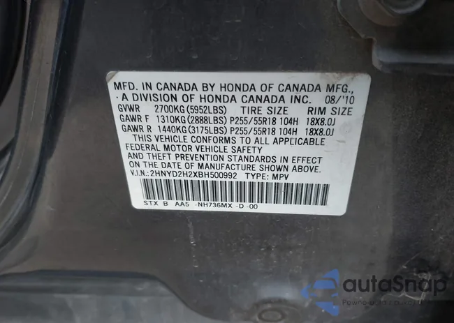 2HNYD2H2XBH500992: 44158981