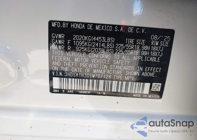 3HDSA1H30SM707124: 44158100