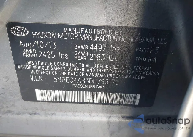 5NPEC4AB3DH793176: 44158109