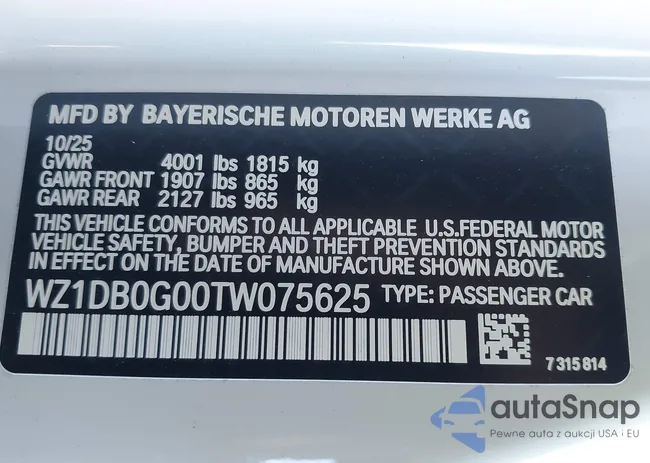 WZ1DB0G00TW075625: 44158111