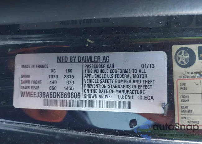 WMEEJ3BA6DK669606: 44158164