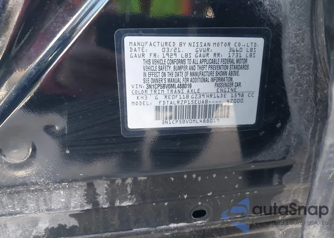 3N1CP5BV0ML488019: 44158283