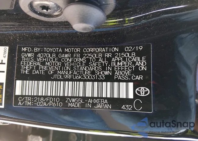 JTDL9RFU6K3003133: 44159465