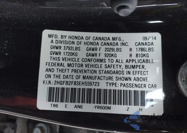 2HGFB2F83EH559723: 44159504