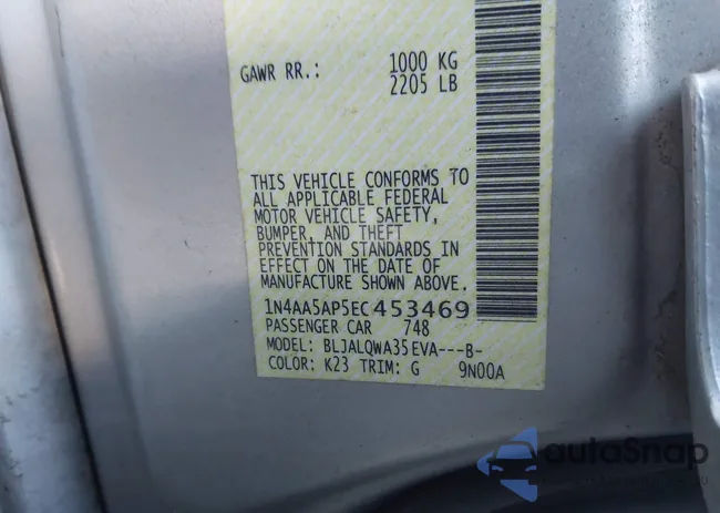 1N4AA5AP5EC453469: 44159695