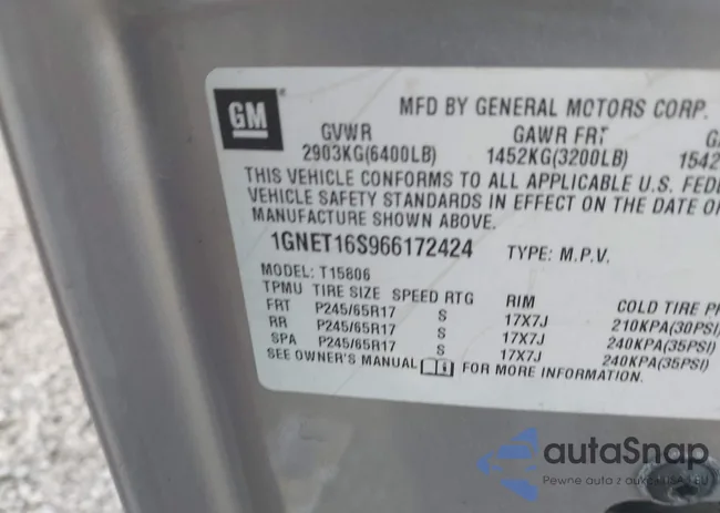 1GNET16S966172424: 44159847