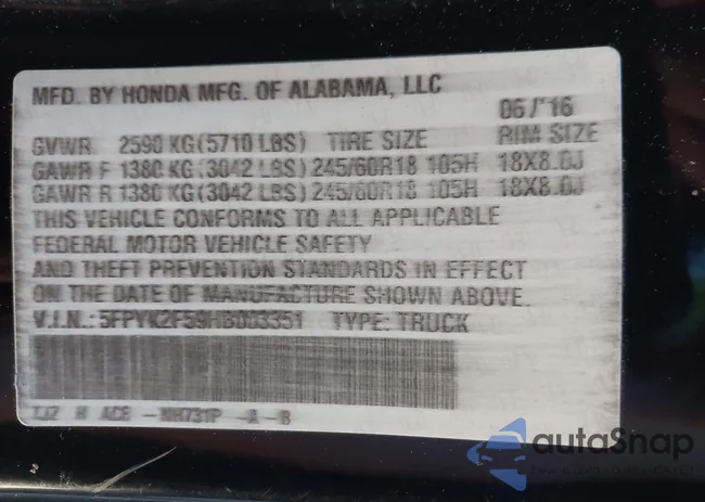 5FPYK2F59HB003351: 44159928