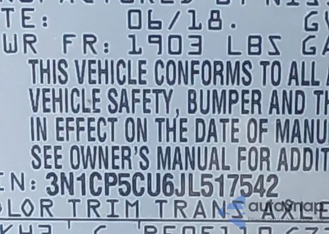 3N1CP5CU6JL517542: 44159964