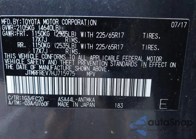 JTMRFREV7HJ715975: 44159968