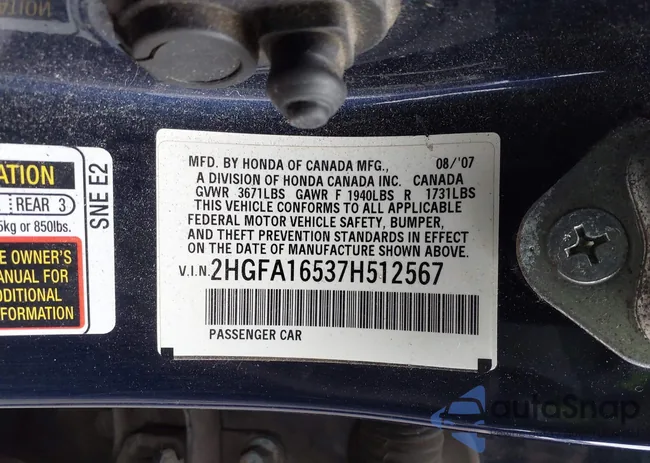 2HGFA16537H512567: 44159074