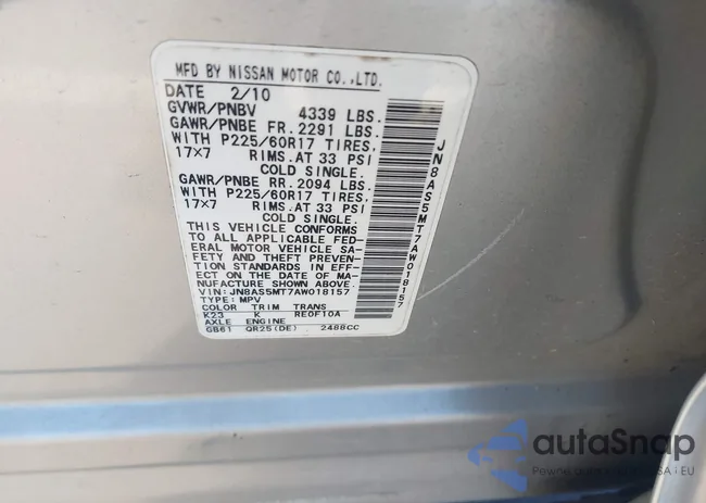 JN8AS5MT7AW018157: 44159191