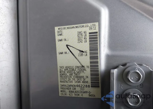 1N4AL2APXCN462288: 44159209