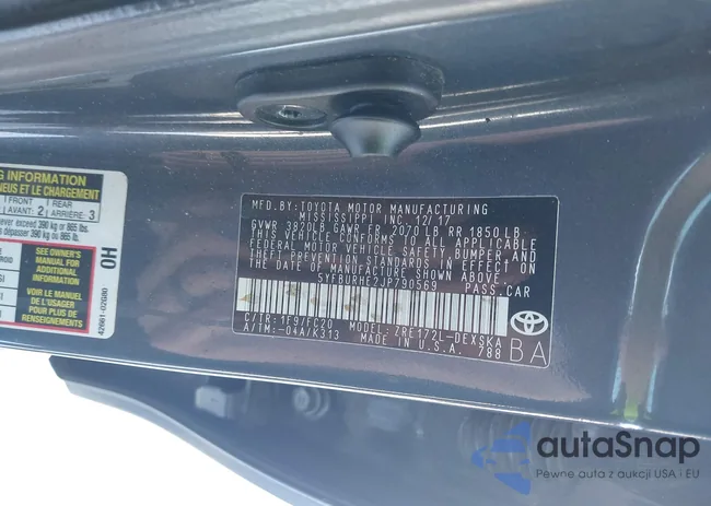 5YFBURHE2JP790569: 44160571