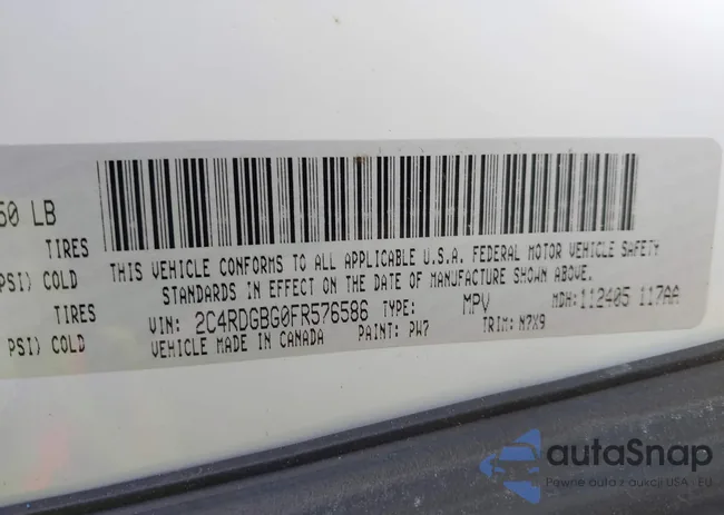 2C4RDGBG0FR576586: 44160610