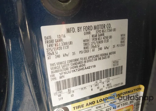 1FMJU1KT2HEA42119: 44160673