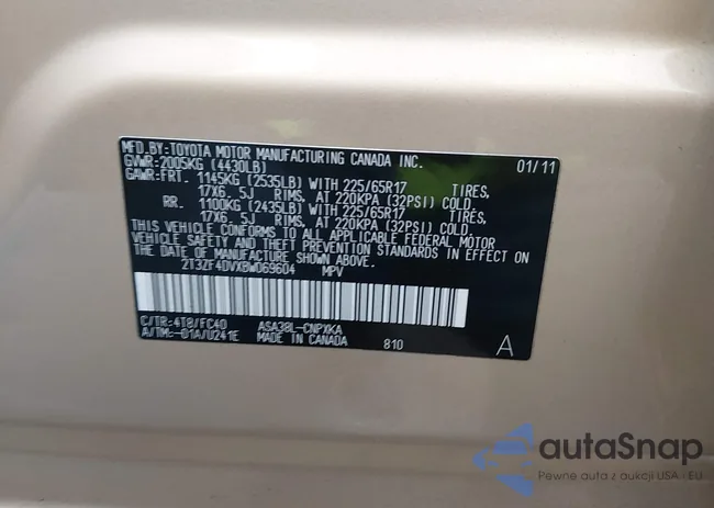 2T3ZF4DVXBW069604: 44160688