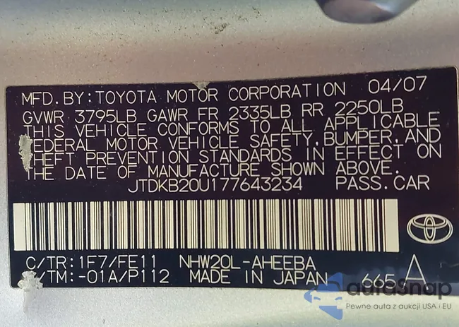 JTDKB20U177643234: 44160801