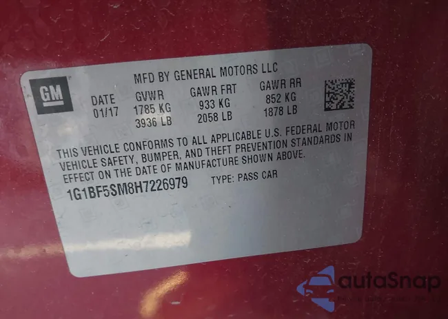 1G1BF5SM8H7226979: 44160812